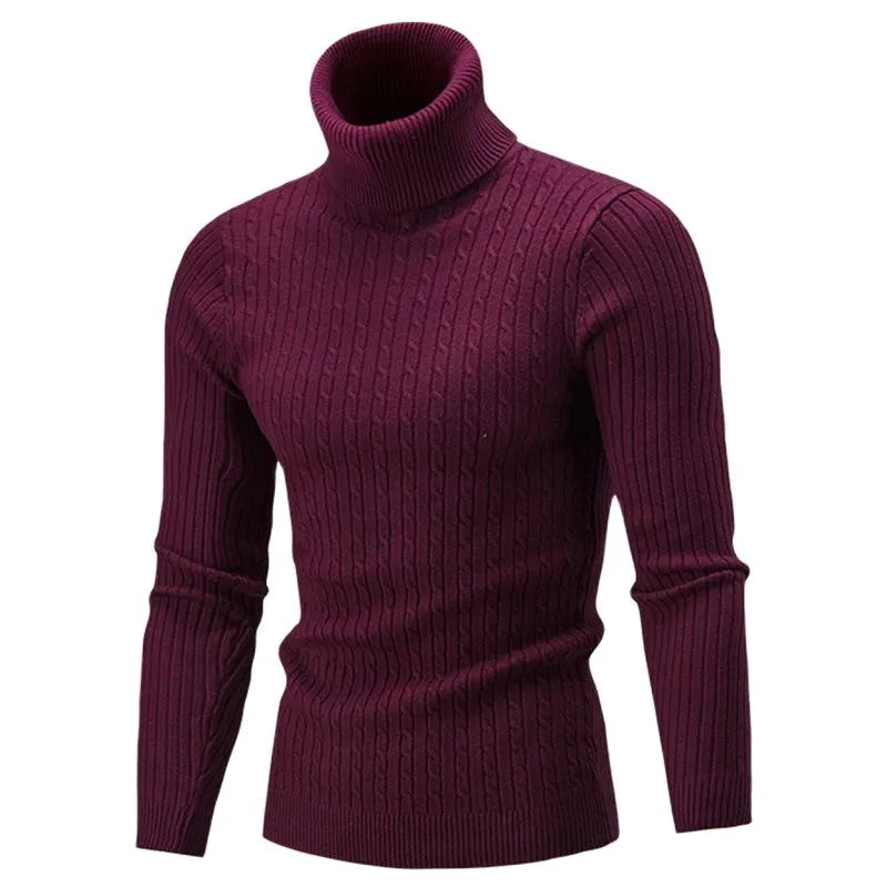 Slim Polo-Neck Jumper | Stylish Knitted Jumper