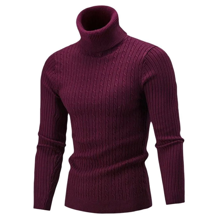 Slim Polo-Neck Jumper | Stylish Knitted Jumper