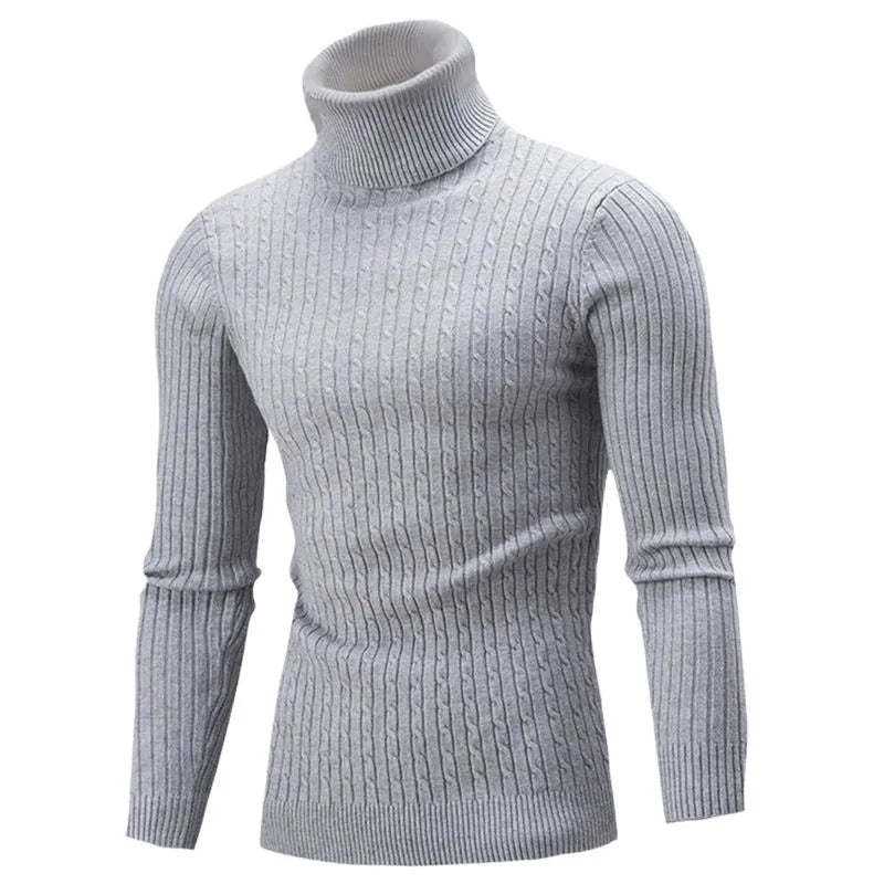 Slim Polo-Neck Jumper | Stylish Knitted Jumper