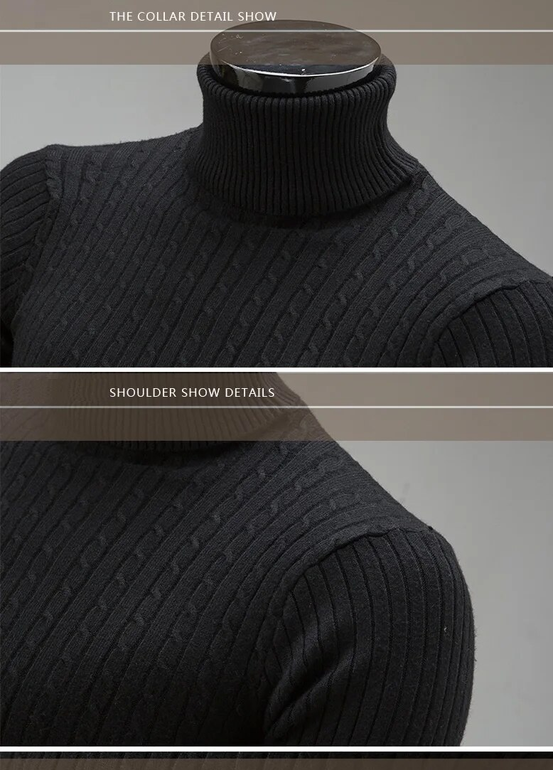 Slim Polo-Neck Jumper | Stylish Knitted Jumper