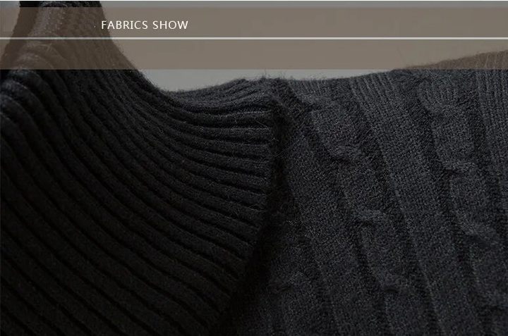 Slim Polo-Neck Jumper | Stylish Knitted Jumper