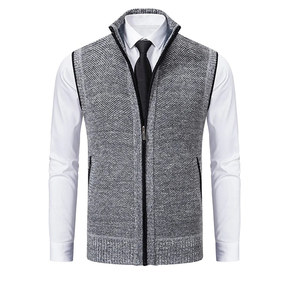 Stylish Men’s Vest — Polished Layer with Refined Details
