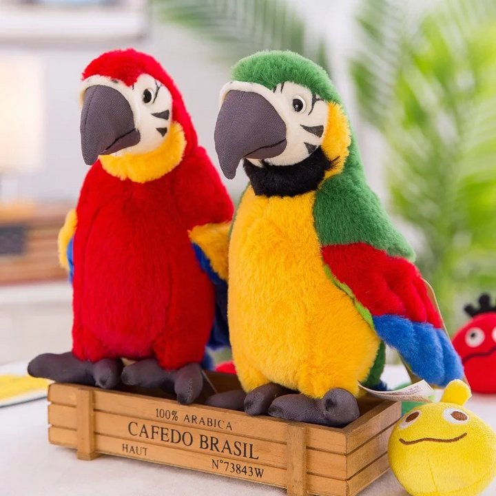 The Chatty Parrot Plush Toy - Squawkie