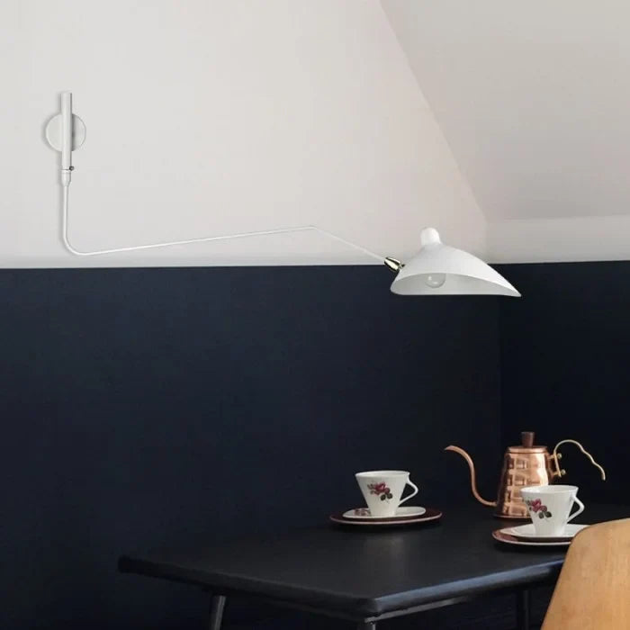 Adjustable Double-Arm Wall Lamp for Reading and Accent Lighting