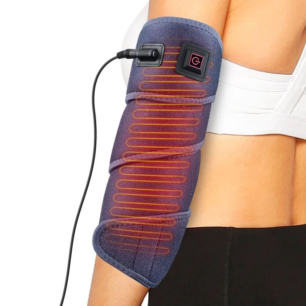 Flexible 12V heating pad for neck, back and tummy