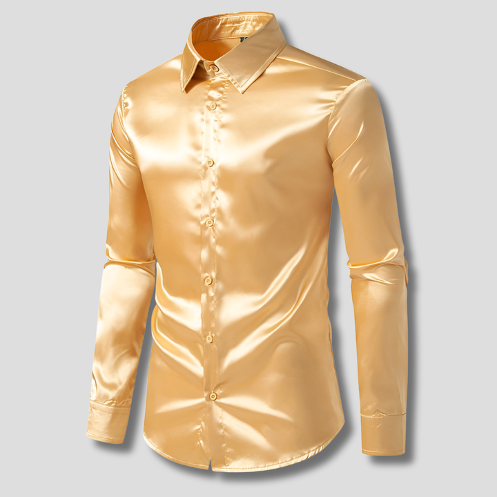Men's Shiny Business-Style Shirt