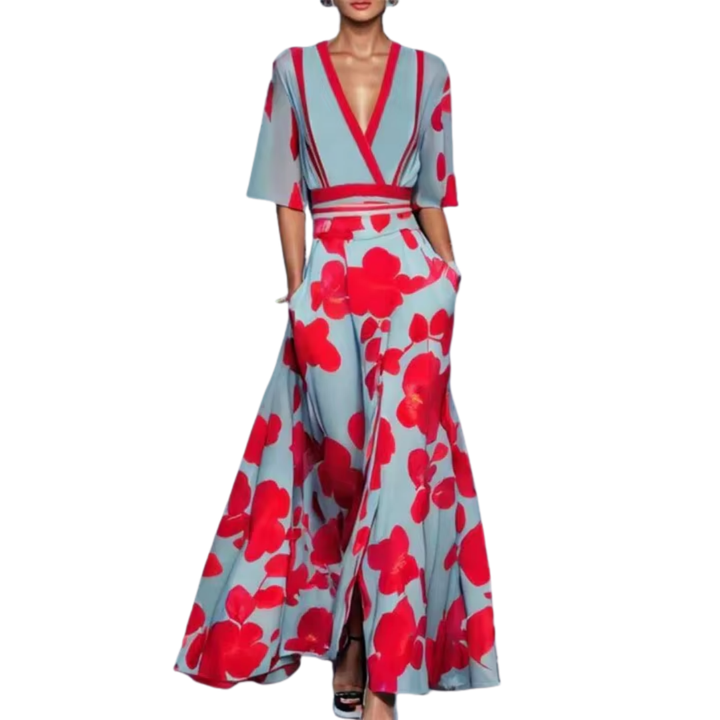 Summer Dress - Lola | Luxurious Dress with Waist Belt