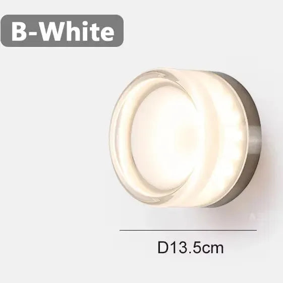 Nordic Round Wall Light – Modern LED Wall Lamp for Bedroom and Hallway