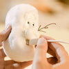 Rechargeable plush hand warmer as a polar bear or panda