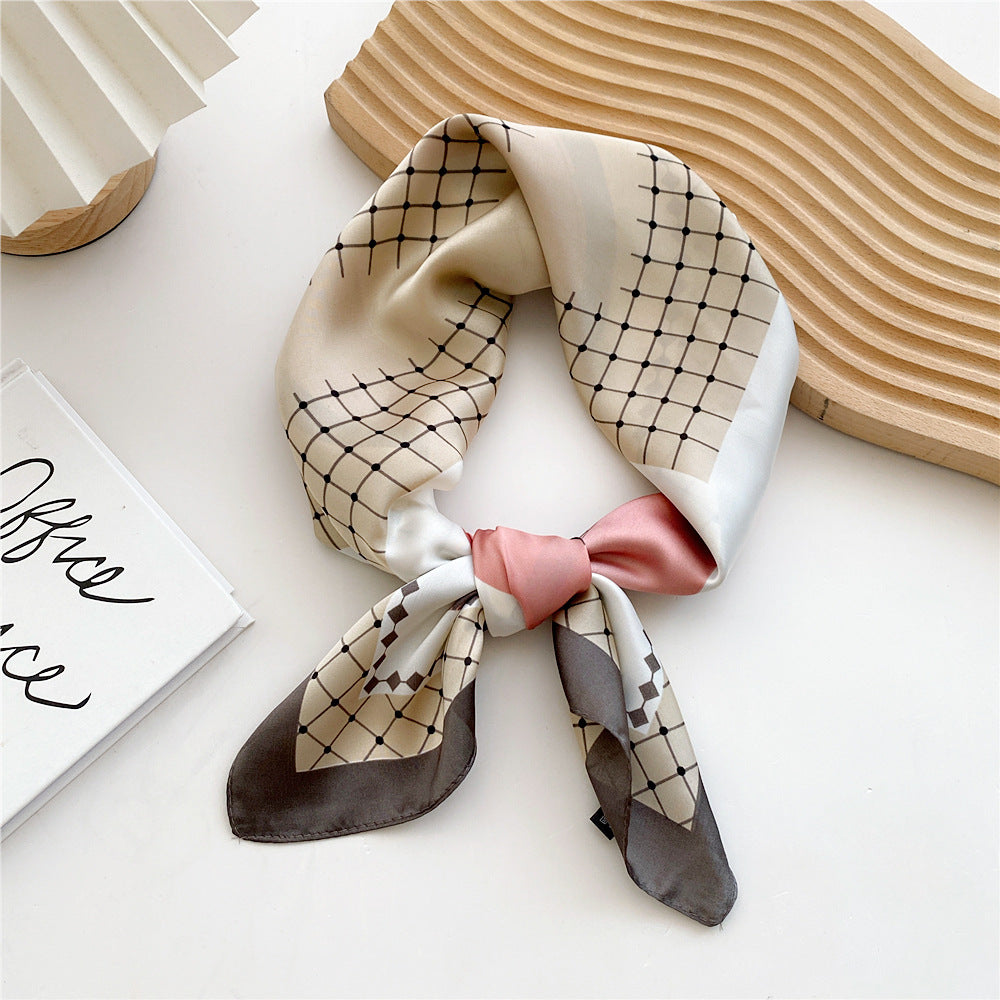 Women's Satin Printed Scarf