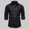 Men’s Long-Sleeve Denim Shirt