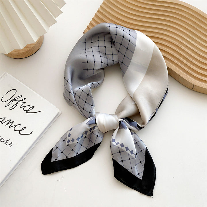 Women's Satin Printed Scarf