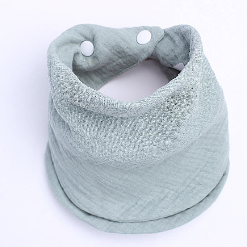 Soft cotton neck warmer with press studs for a good fit