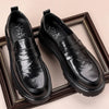 Men’s Leather Penny Strap Moc Toe Loafers