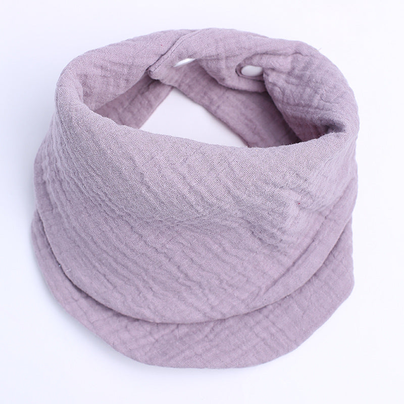 Soft cotton neck warmer with press studs for a good fit