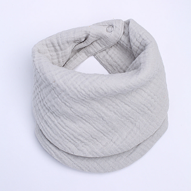 Soft cotton neck warmer with press studs for a good fit