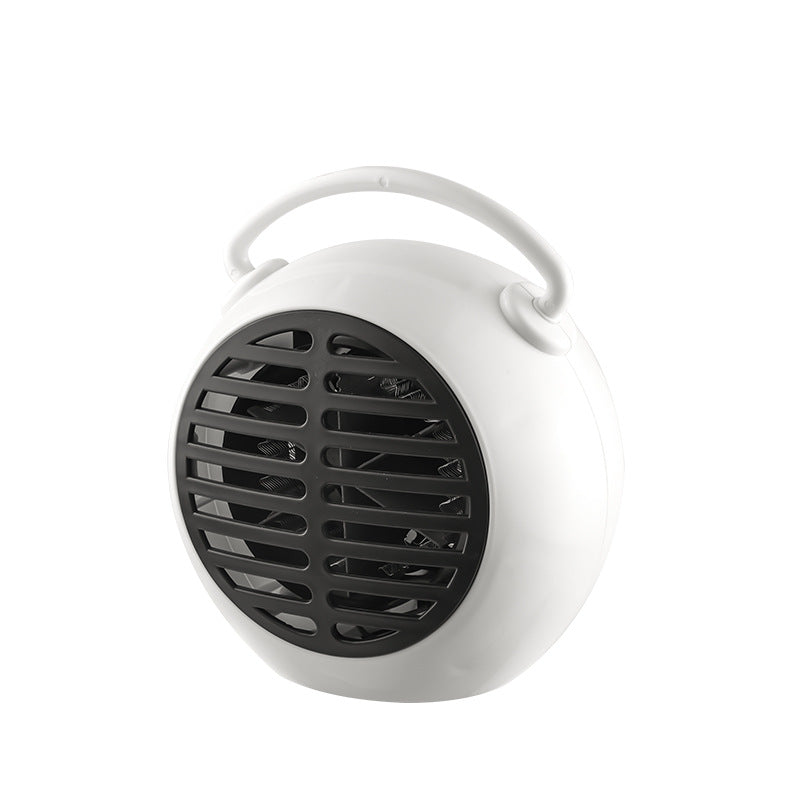 Portable fan heater with handle and fast warmth