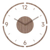 Nordic Simplicity in a Wooden Clock