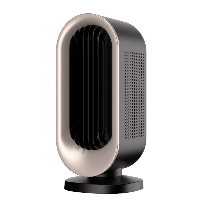 Compact fan heater with smart temperature control