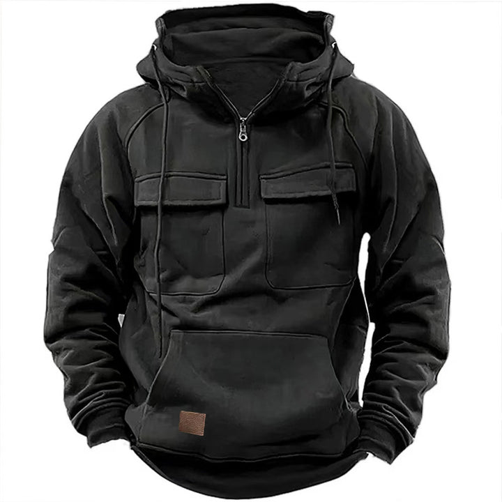 Retro Motorcycle Hoodie for Men Rugged Style Meets Everyday Comfort