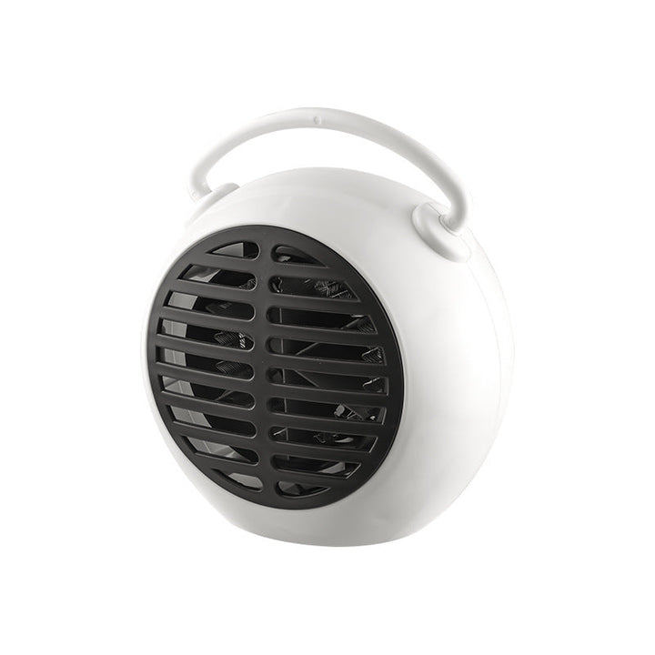 Portable fan heater with handle and fast warmth