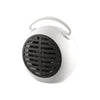 Portable fan heater with handle and fast warmth