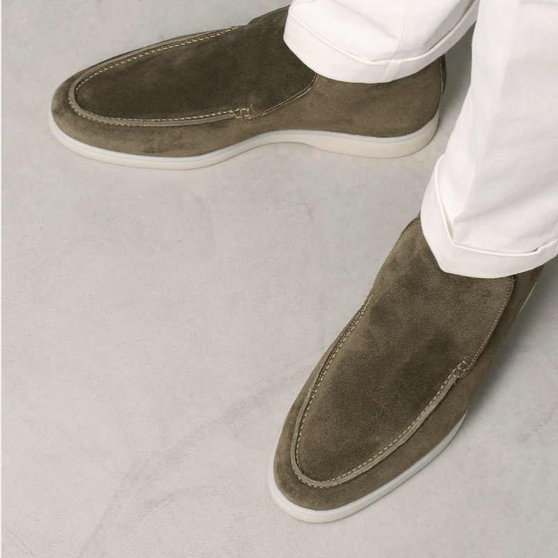 Elegant Calf Suede Men's Loafer Understated Sophistication for Every Occasion
