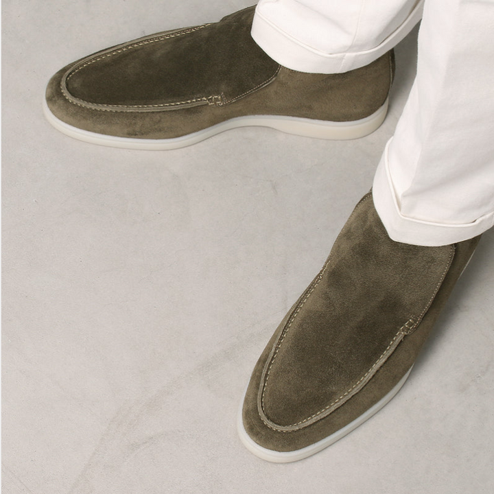 Elegant Calf Suede Men's Loafer Understated Sophistication for Every Occasion