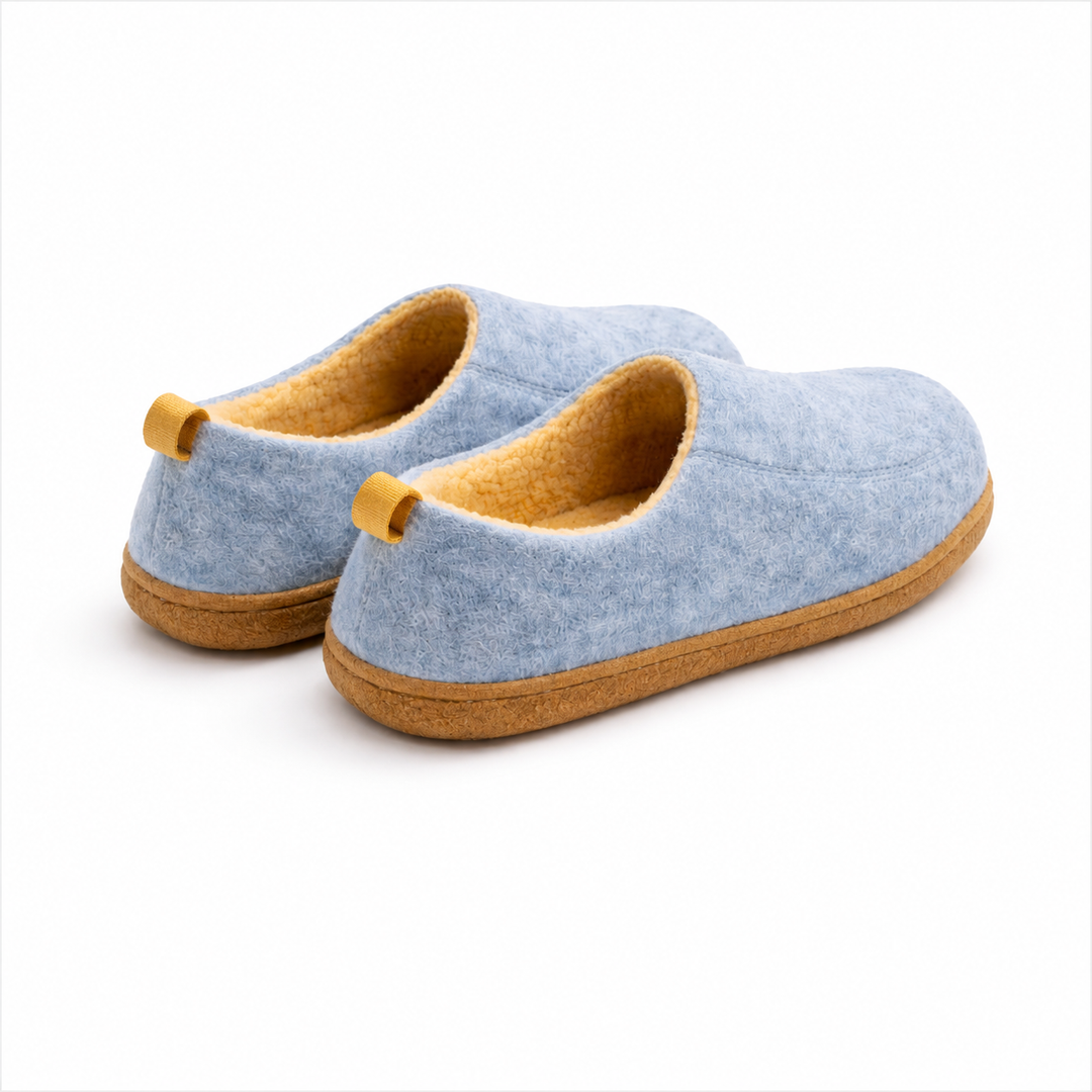 Orthopaedic Unisex Indoor Slipper – Hard Outsole &amp; Fleece Insole