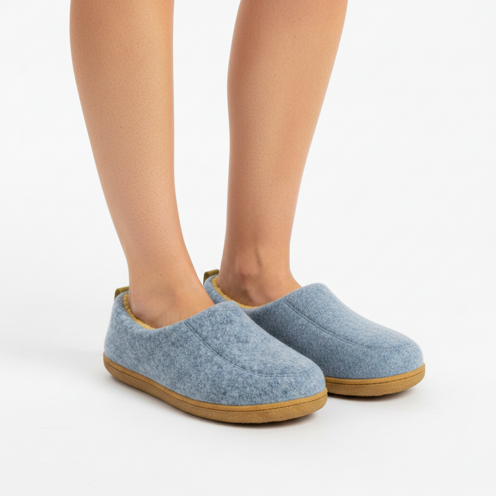Orthopaedic Unisex Indoor Slipper – Hard Outsole &amp; Fleece Insole