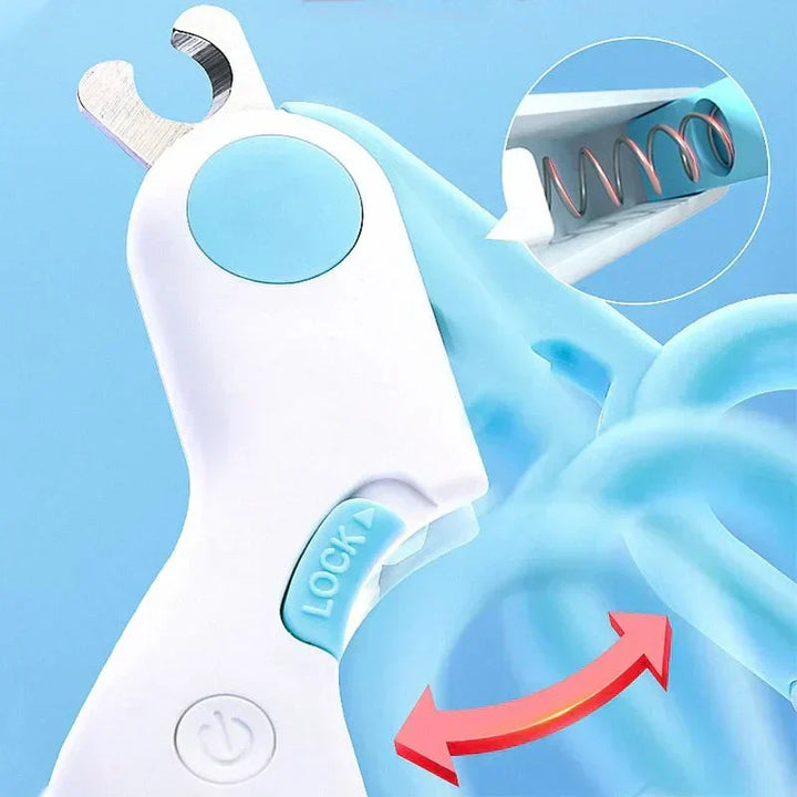 GlowTrim Pet Nail Clippers with LED Light