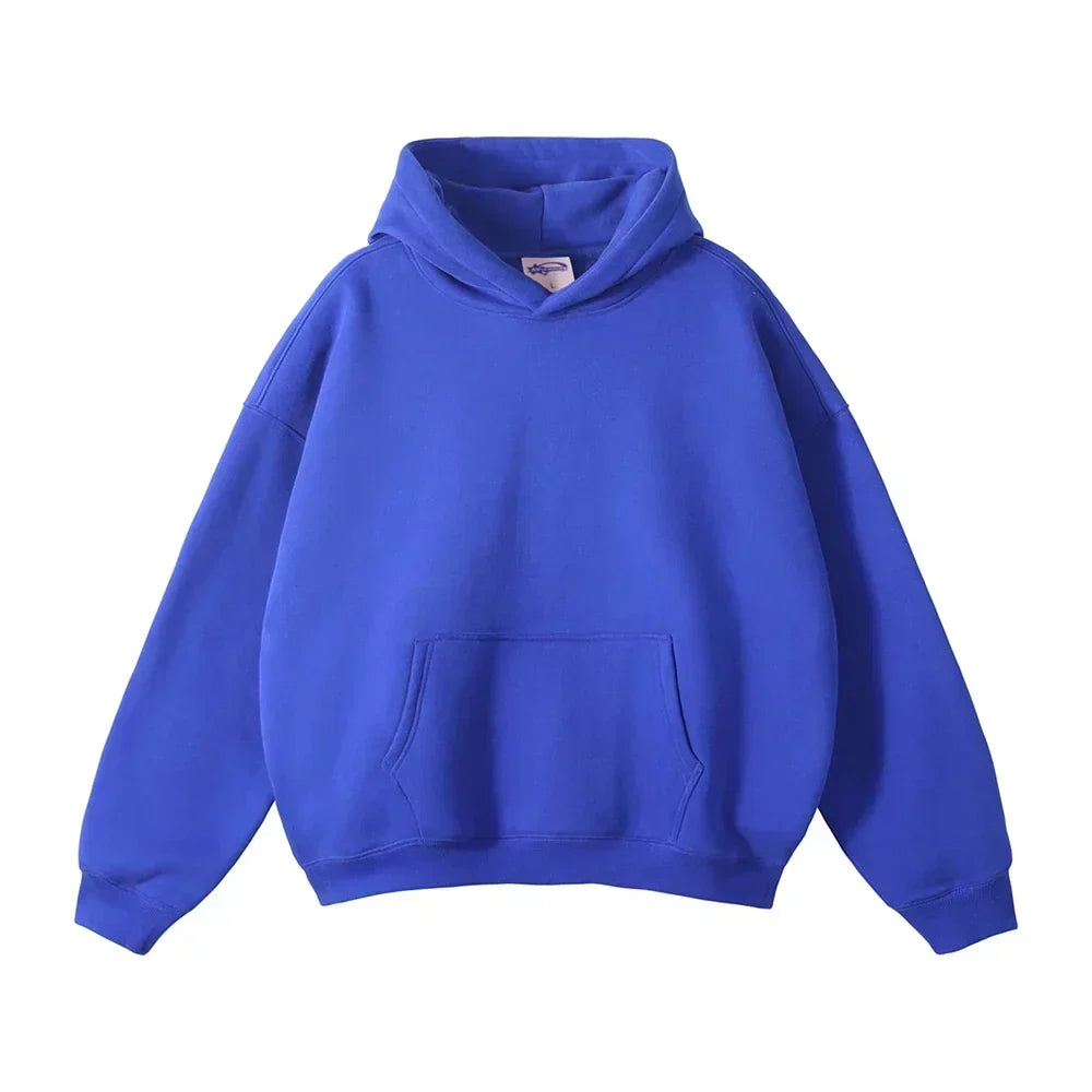 Men's Relaxed Hoodie with Kangaroo Pocket