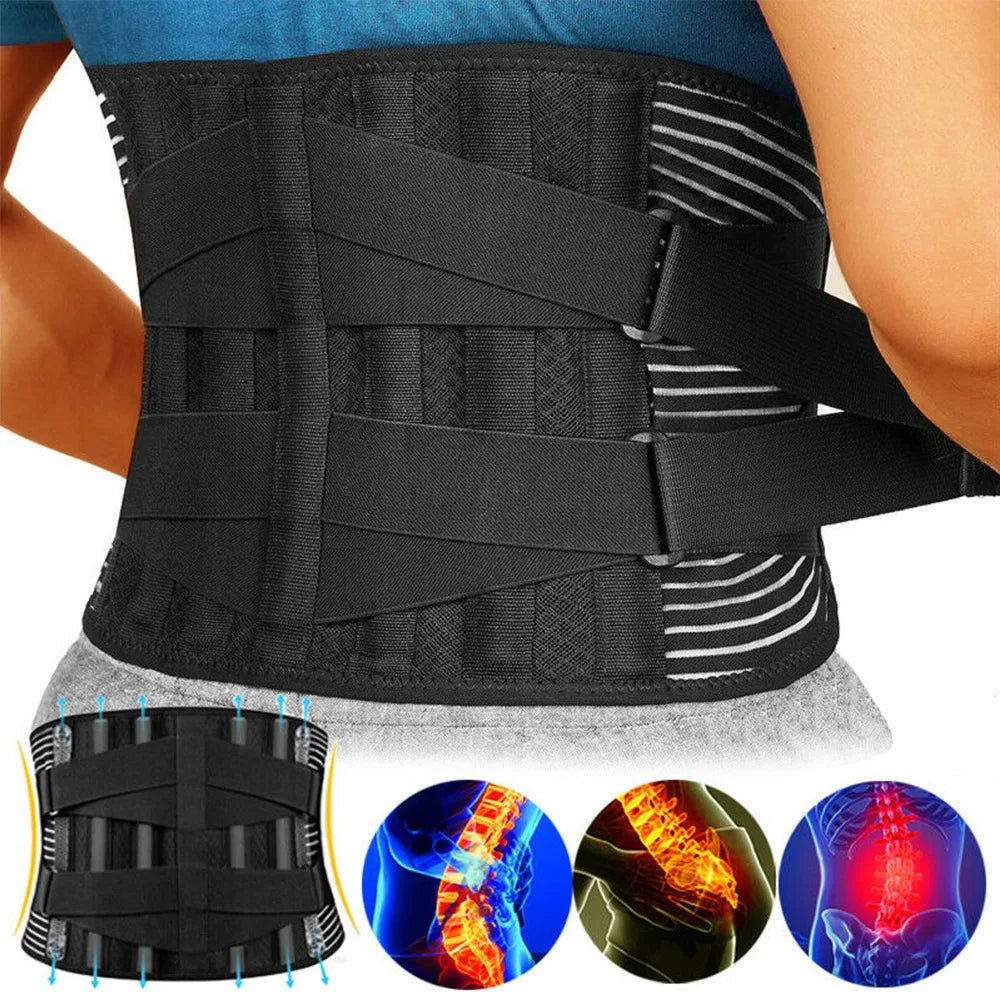 Lumbar support belt | 360-degree back stabilisation