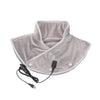 Neck and shoulder heating pad with massage via USB