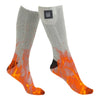 Battery-powered heated socks for warm toes and soles