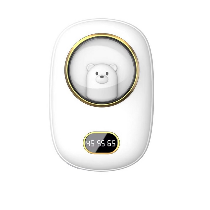 Rechargeable 10000 mAh hand warmer with digital display
