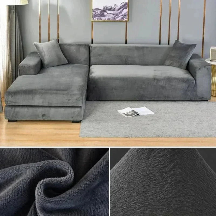 SamtLux Sofa Protector – Stretchy & Luxurious for Any Living Room