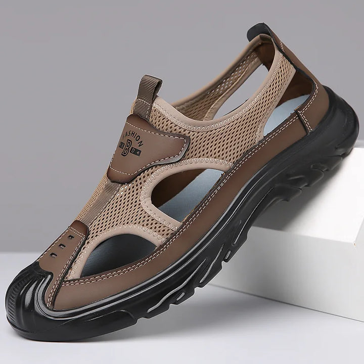Breathable & Stylish Men's Mesh Sandals – Leon