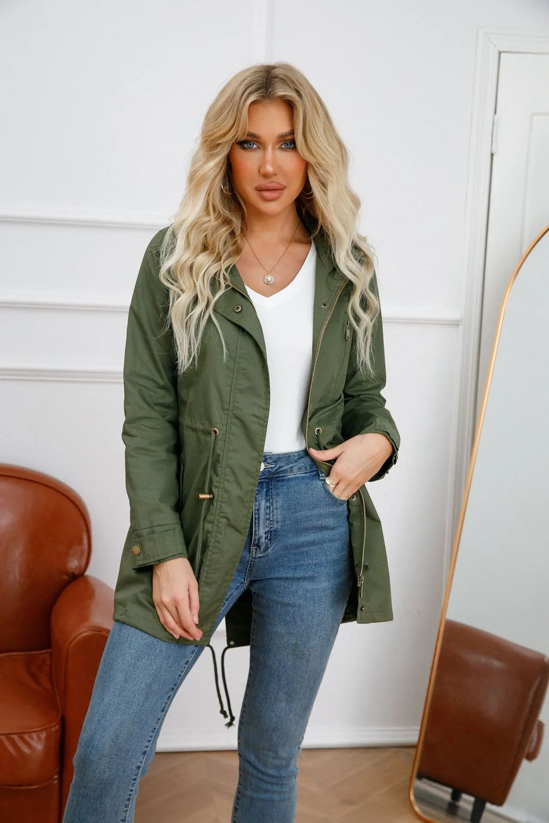 Stylish Women's Hooded Jacket – Marielle Autumn Magic Edition