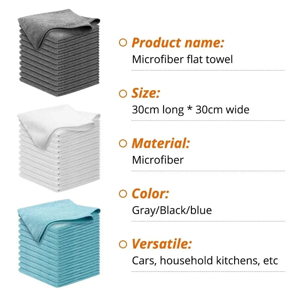 Car Microfibre Cloth Set (10 Pieces) - UltraClean