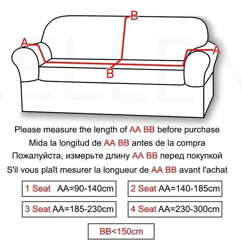 SamtLux Sofa Protector – Stretchy & Luxurious for Any Living Room