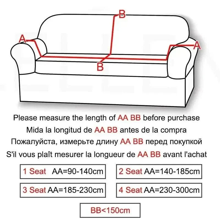 SamtLux Sofa Protector – Stretchy & Luxurious for Any Living Room