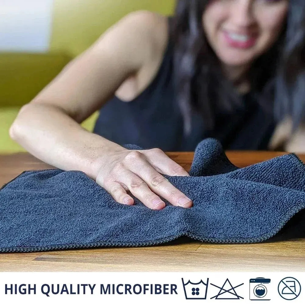 Car Microfibre Cloth Set (10 Pieces) - UltraClean