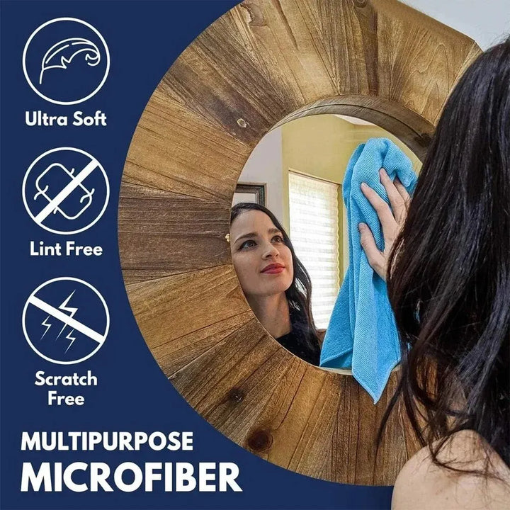 Car Microfibre Cloth Set (10 Pieces) - UltraClean
