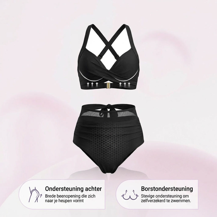 Sabine™ | 2-in-1 High-Waisted Tummy Control Bikini