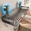 Suction Cup Bathroom Shelf | No Drilling | Drainage Tray | SnapShelv