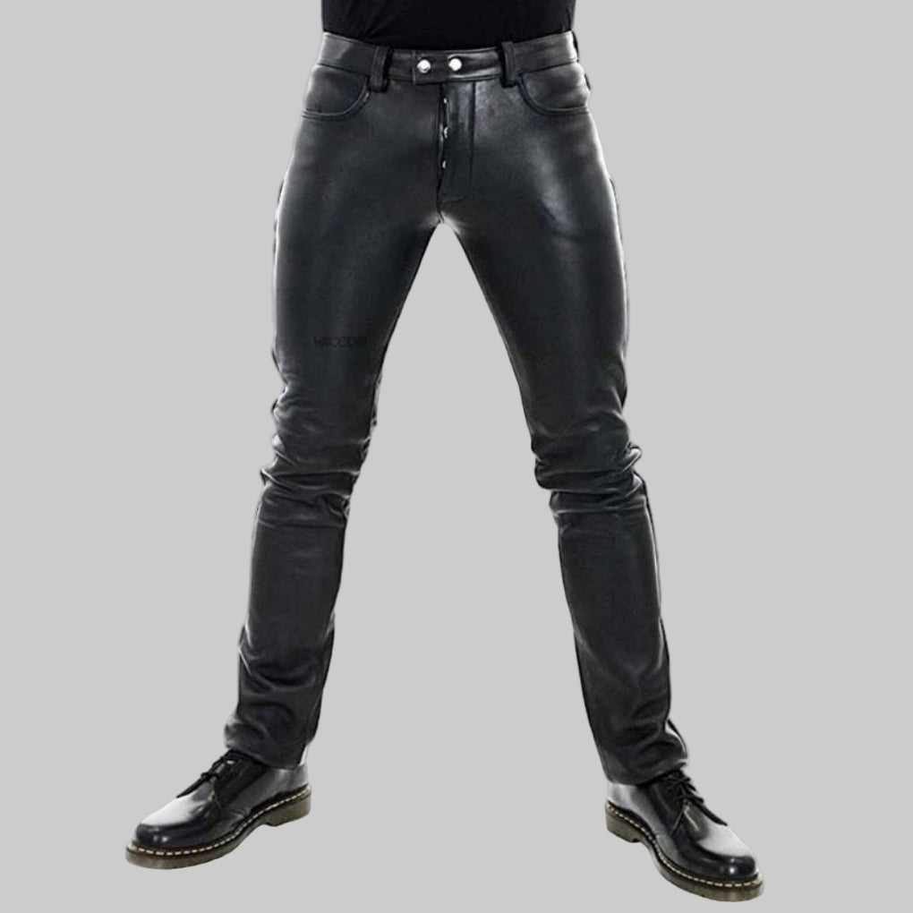 Slim-Cut Men's Trousers - Adriano