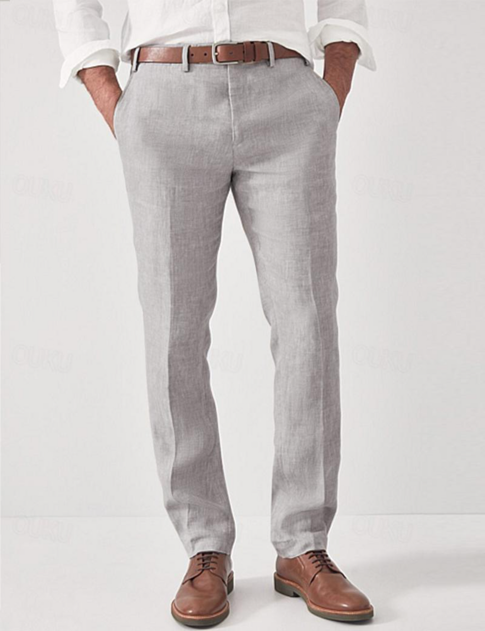 Comfortable Linen Men's Trousers – Elias
