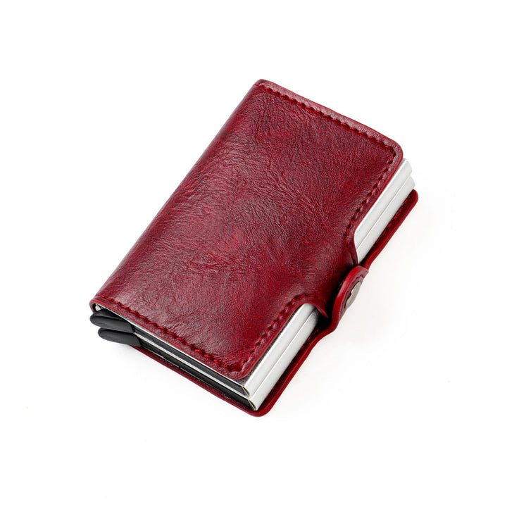 RFID Wallet with Double Pop-Up Pockets in Aluminium