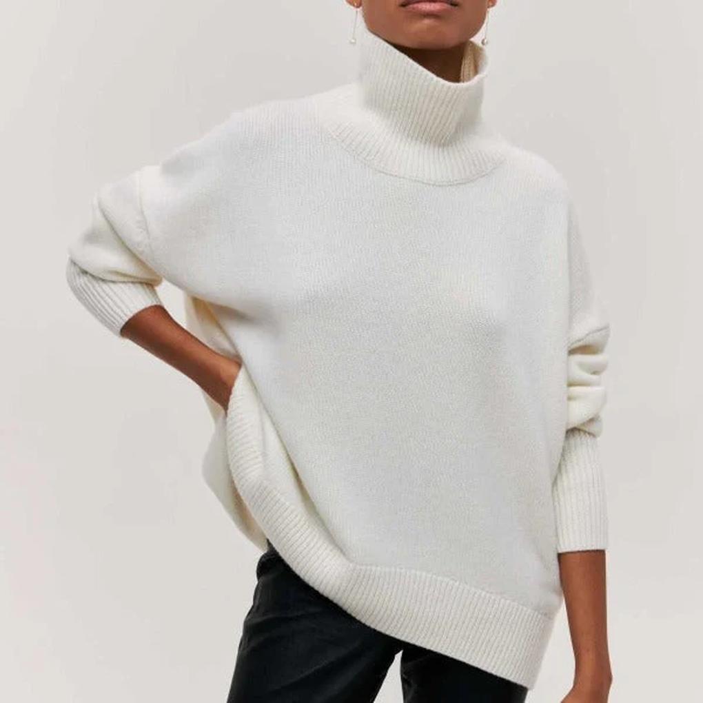 Women’s Roll-Neck Sweater – Winter Staple